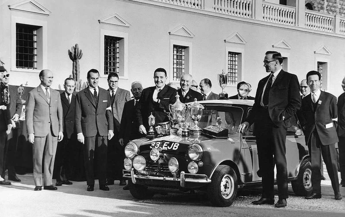 MINI Cooper S au Rallye Monte-Carlo 1964